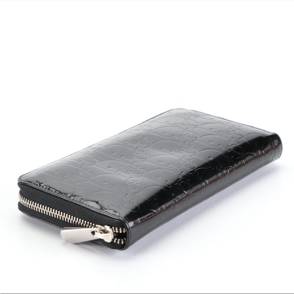 Dior black patent leather